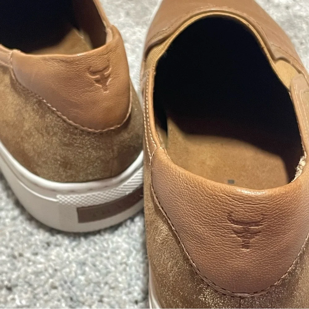 Trask Lillian Slip-On Leather Flat/Sneaker w/ Metallic Accents - Womens 7 - Picture 12 of 16